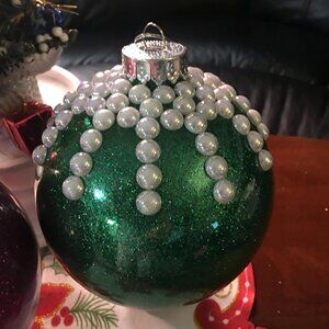 Christmas Balls-Christmas Decorations, 5" Round Christmas Ornaments